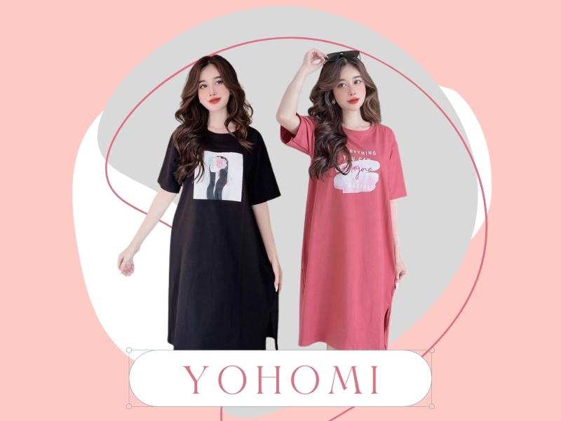 YOHOMI là shop chuyên bán đầm thun suông (Nguồn: Shopee Blog)