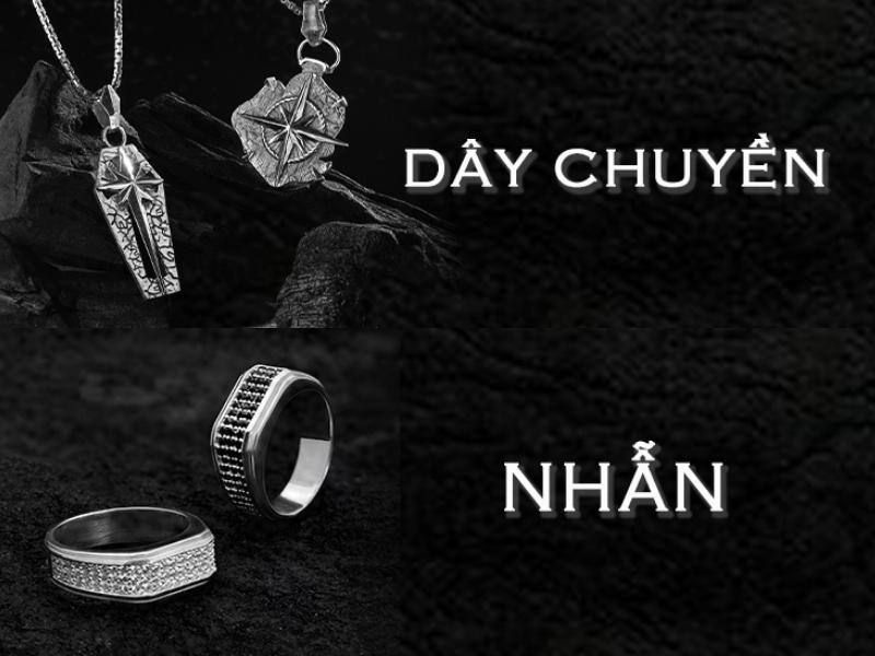 Shop trang sức nam bằng bạc Helios Silver (Nguồn: Shopee Blog)