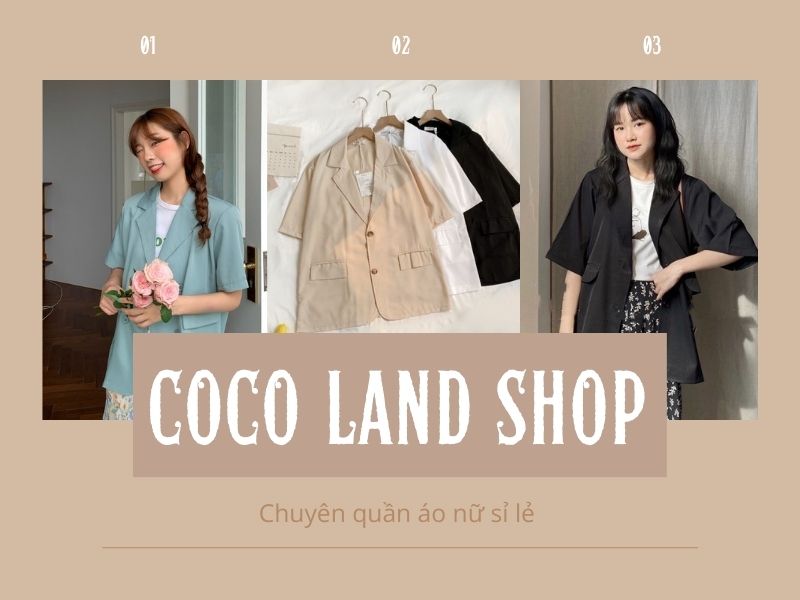 Dễ thương là phong cách chính của áo blazer đến từ Coco Land (Nguồn: Shopee Blog)