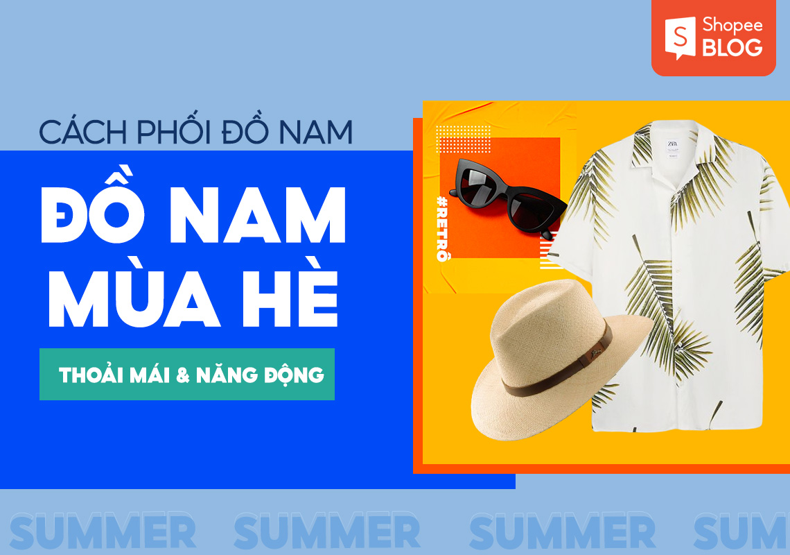 phối đồ nam mùa hè