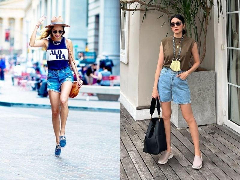 Áo tanktop thích hợp với các cô nàng mảnh mai (Nguồn: Tinbaihay.com/ Gia Đình) 