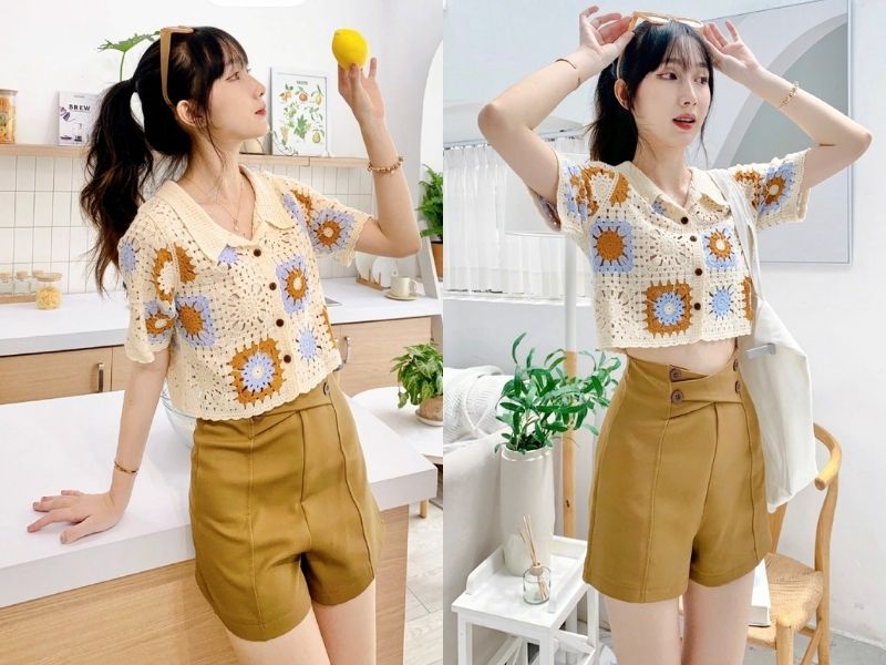 Len móc thoáng mát và nhẹ nhàng khi đi chơi (Nguồn: Shopee.vn)