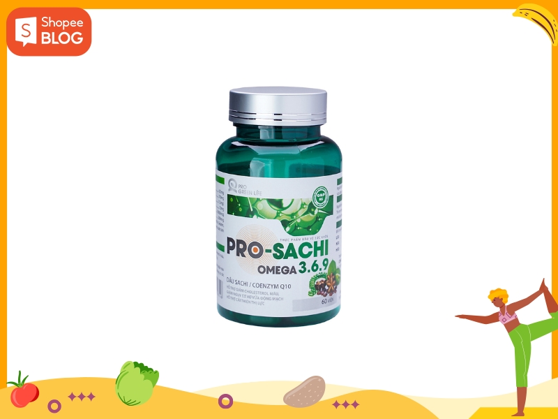 Thực phẩm chức năng tốt cho mắt Pro-Sachi Omega 3.6.9