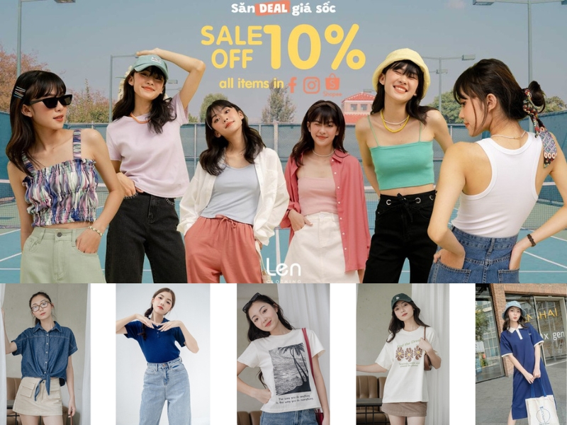 Len Clothing sở hữu quần jean và áo len đa dạng mẫu mã nhất thị trường (Nguồn: Shopee Blog)