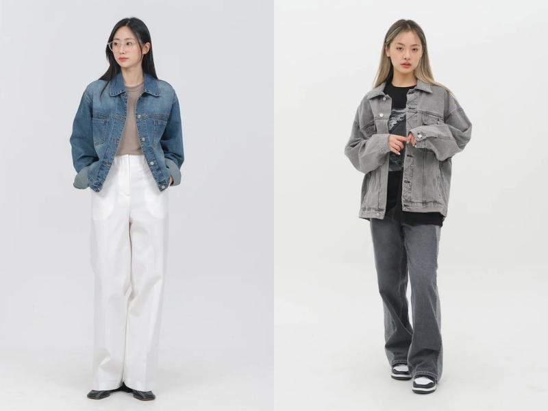 Denim on denim cũng tạo nên set đồ theo phong cách tomboy đầy ấn tượng (Nguồn: lewkin.com)