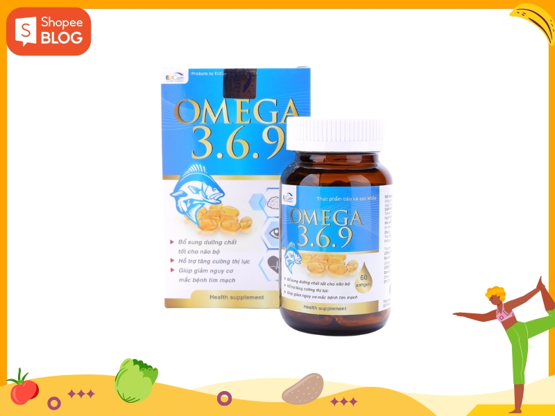 Viên dầu cá Omega 369 Eucare