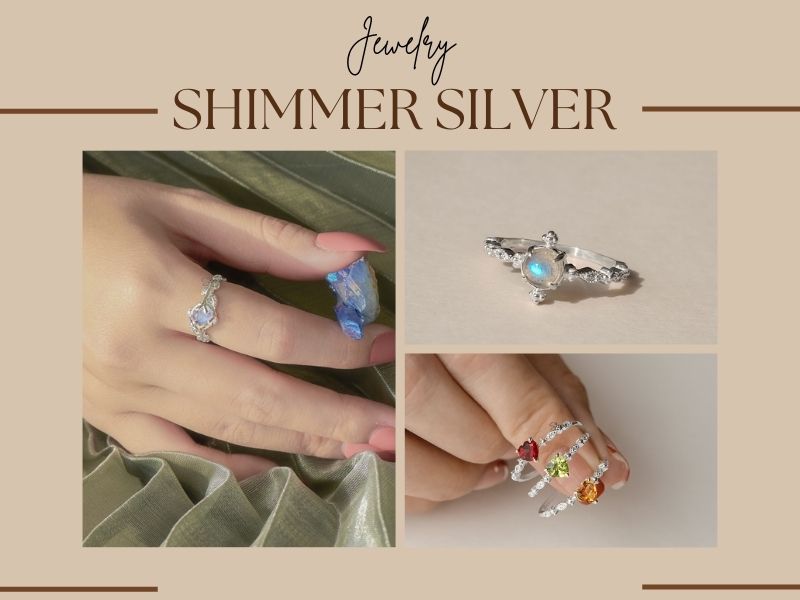 Shop phụ kiện trang sức Shimmer nổi tiếng với sản phẩm từ đá mặt trăng (Nguồn: Shopee Blog)