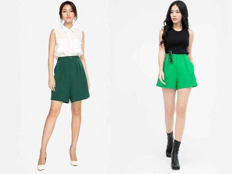 Áo sát nách và quần short thích hợp mặc mùa hè (Nguồn: HNOSS/ New Fashion)