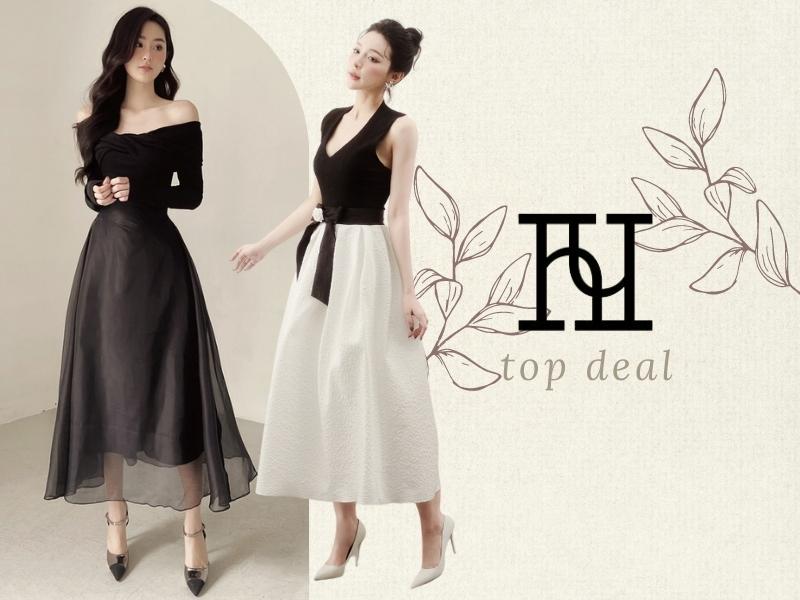 Set Áo Ký Giả Nữ Kèm Chân Váy Xếp Ly Hai Lớp NK Fashion Chất Vải