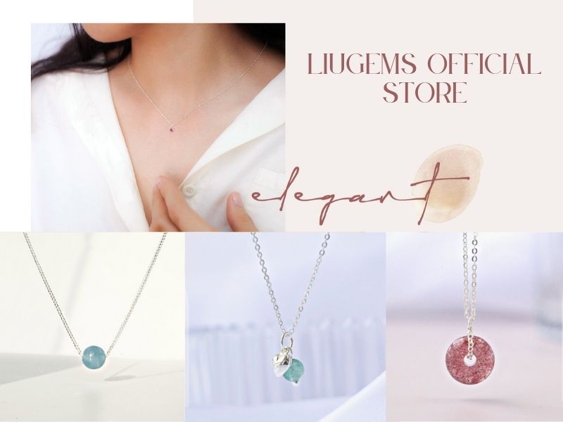 Liugems là một trong các shop bán vòng tay đẹp và shop bán vòng cổ phong thủy độc lạ (Nguồn: Shopee Blog)