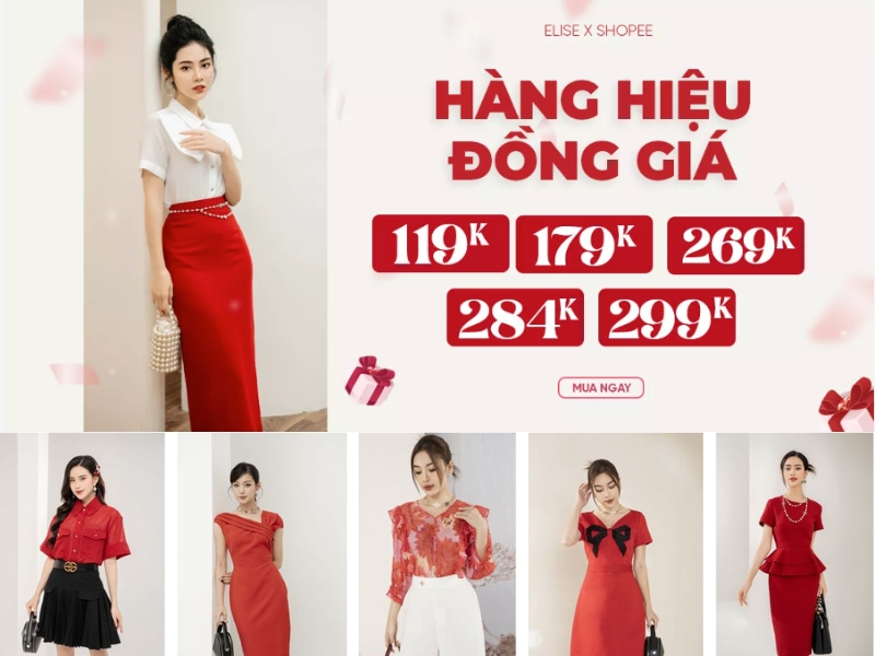 Elise cung cấp những mẫu đầm sang trọng phù hợp đi tiệc (Nguồn Elise Official)