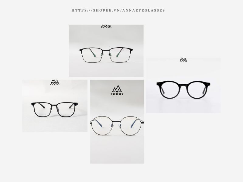 Những mẫu kính gọng tròn thời trang của ANNA Eyewear (Nguồn: Shopee Blog)
