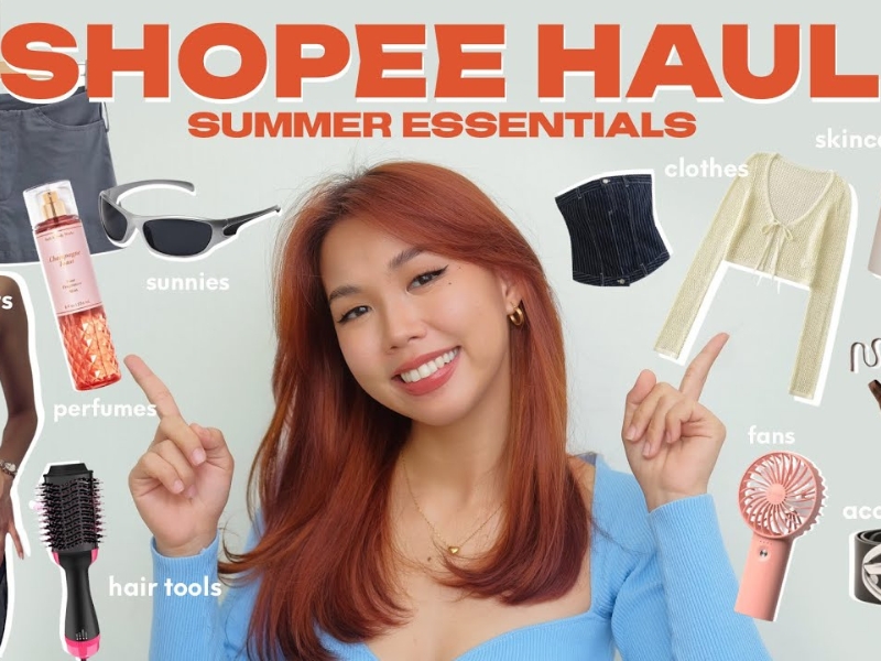 Shopee Haul là gì? (Nguồn: Rachel Gania/YouTube)