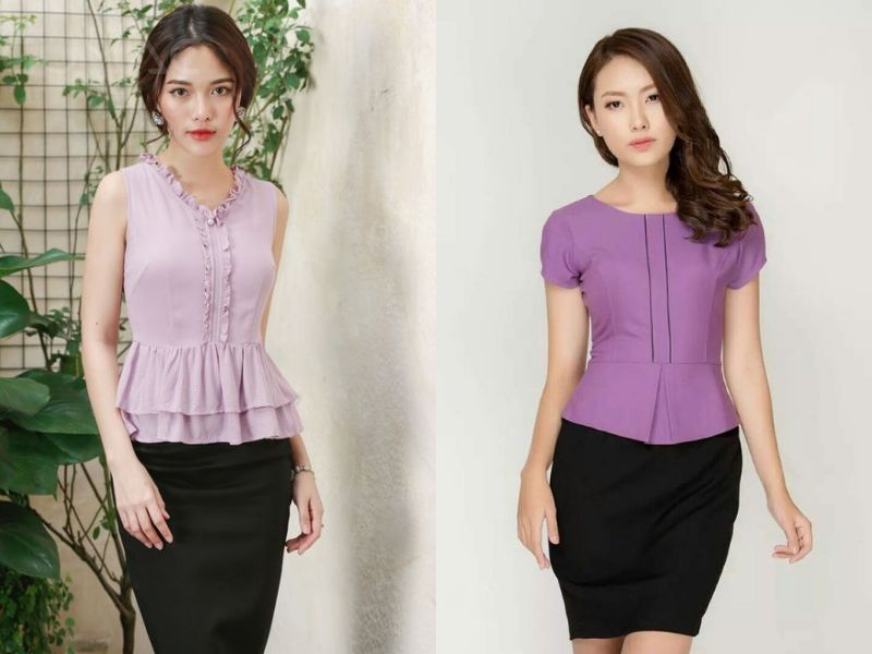 Các cách phối đồ với áo peplum thu hút mọi ánh nhìn | JINJU OFFICIAL