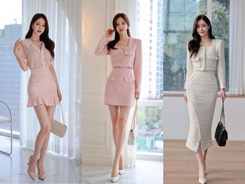 4 cách phối đồ với áo khoác vải tweed sành điệu siêu đẹp | by Thời trang  công sở Andora | Medium