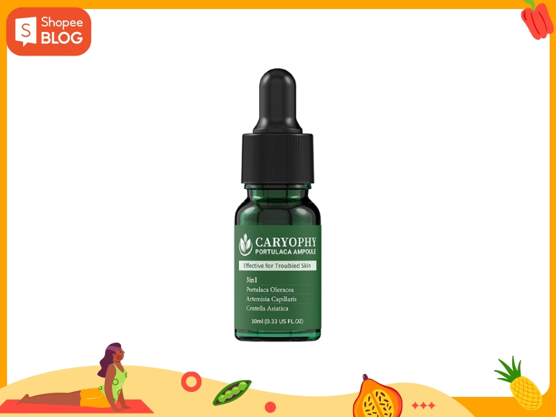 Serum Caryophy Portulaca Ampoule mang đến hiệu quả điều trị mụn an toàn