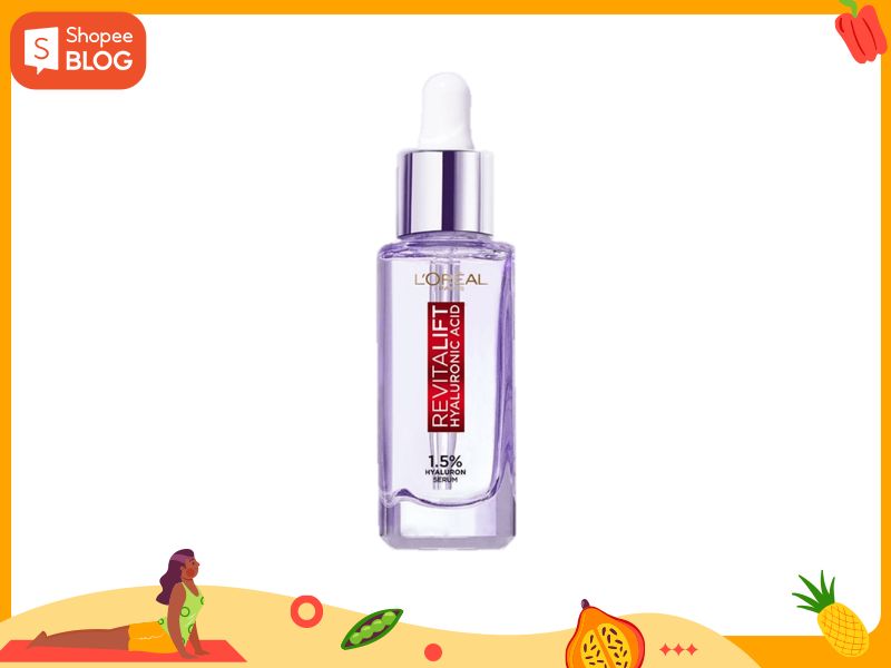 Serum L'Oreal Pure Hyaluronic Acid 1.5% có nhiều ưu điểm tuyệt vời cho da cùng mức giá hợp lý (Nguồn: Shopee Blog)