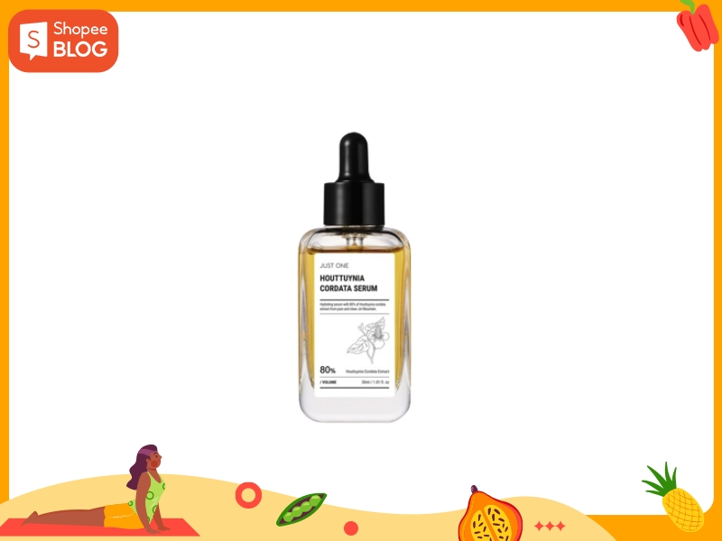 Serum B.O.M Just One có thành phần diếp cá rất lành tính