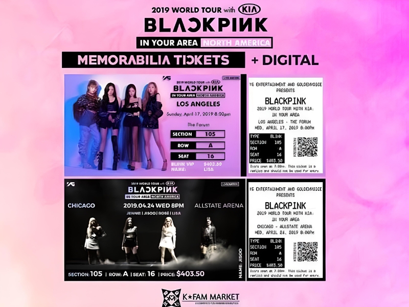 Vé concert BlackPink