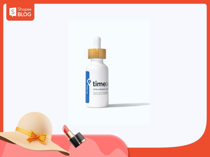 Serum HA cho da dầu mụn Timeless Hyaluronic Acid (Nguồn: Timeless)