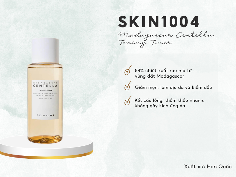 Toner cấp ẩm cho da dầu hoàn hảo của SKIN1004 (Nguồn: Skin1004)