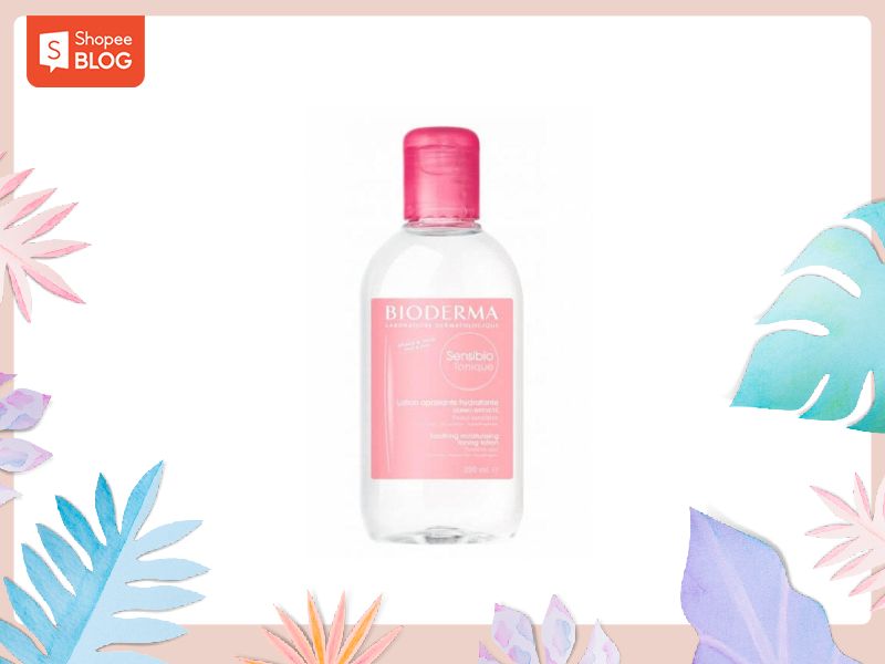 Toner Bioderma cho da nhạy cảm phù hợp với những bạn bị bong tróc, da thiếu nước (Nguồn: Shopee Blog)