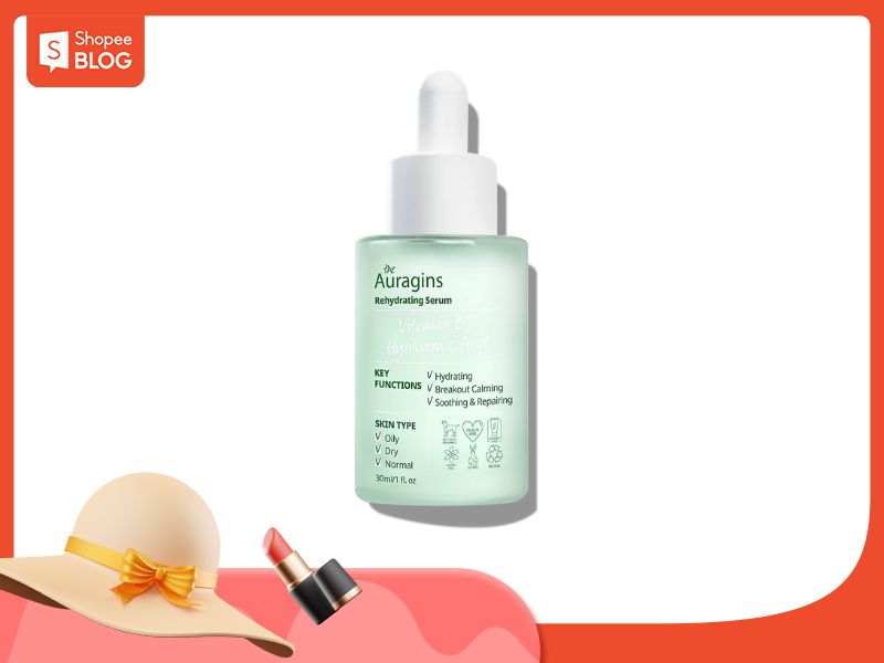 Serum The Auragins khóa ẩm và cân bằng ẩm hiệu quả