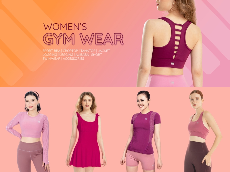 GYMME là shop quần áo thể thao nữ (Nguồn: Shopee Blog)