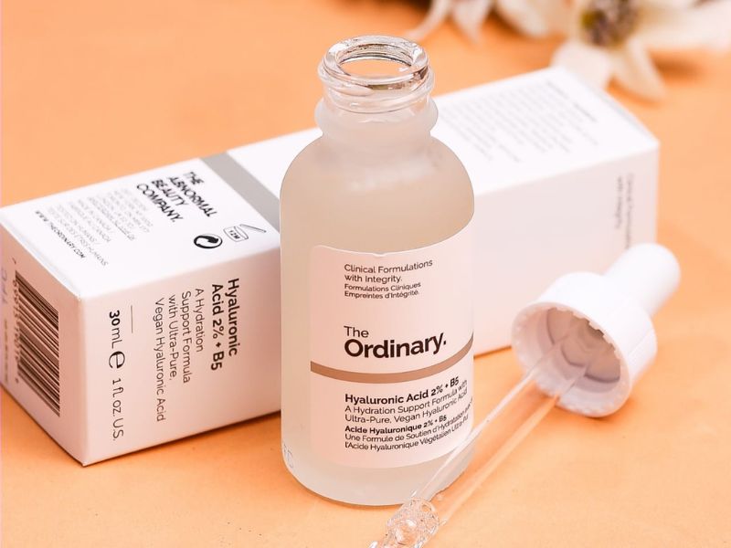 The Ordinary Hyaluronic Acid 2%+ B5 có thiết kế tối giản (Nguồn: shopee.vn)