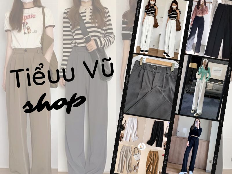 Các bạn thích phối quần ống suông theo phong cách Hàn Quốc có thể cân nhắc shop này (Nguồn: Shopee Blog) 