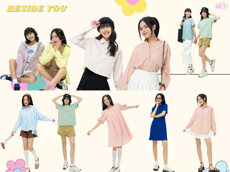 Các mẫu quần áo nữ tính tại Miều Fashionista (Nguồn: Shopee Blog)