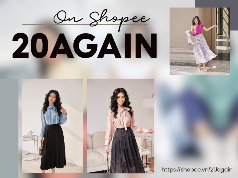 Năng động và cá tính khi diện set đồ của “nhà” 20AGAIN (Nguồn: Shopee Blog)