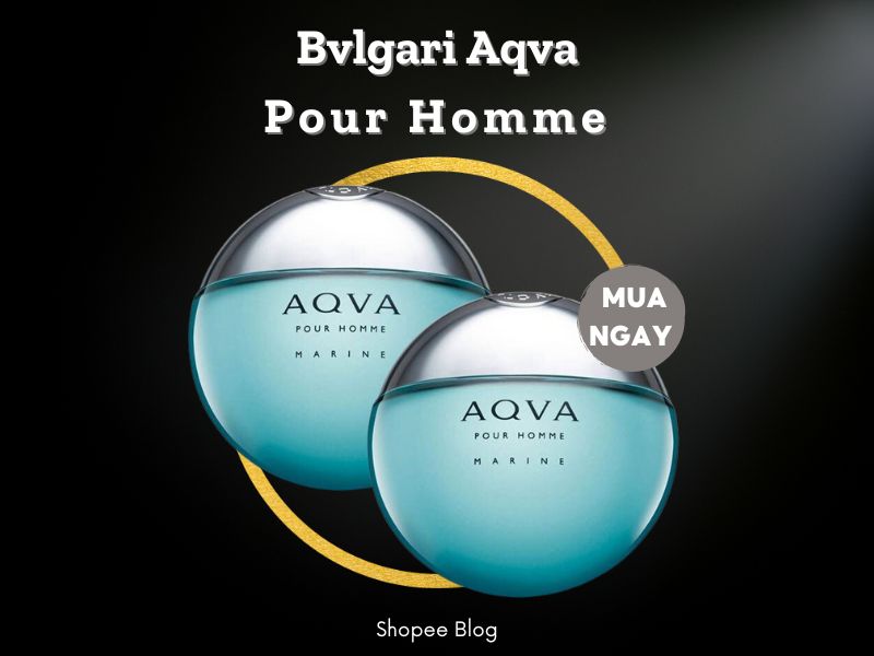 Nước hoa cho nam thơm lâu Bvlgari Aqva Pour Homme (Nguồn: Shopee Blog)