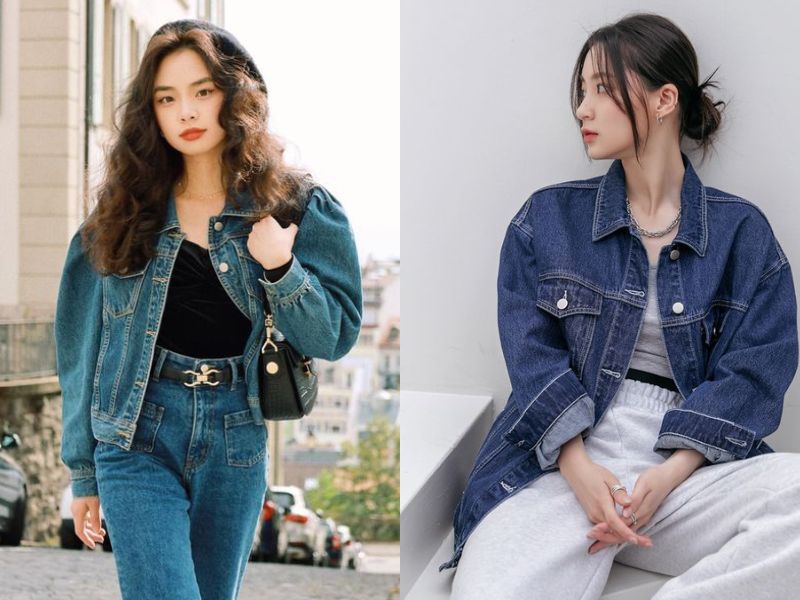 Áo khoác denim phong cách vintage mang lại nét cá tính, mạnh mẽ (Nguồn: yesstyle.com - SHEIN.com)