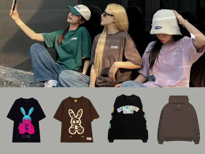 Bad Rabbit là shop thời trang cá tính được các bạn trẻ yêu thích (Nguồn: Shopee Blog)