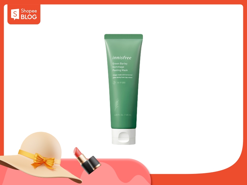 Tẩy da chết Green Barley Gommage Peeling Mask có nhiều thành phần đến từ thiên nhiên