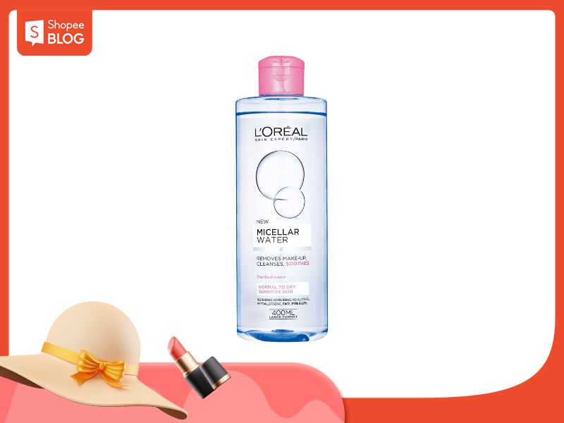 Nước tẩy trang cho da khô đến từ L'Oreal tác động tích cực đến da 