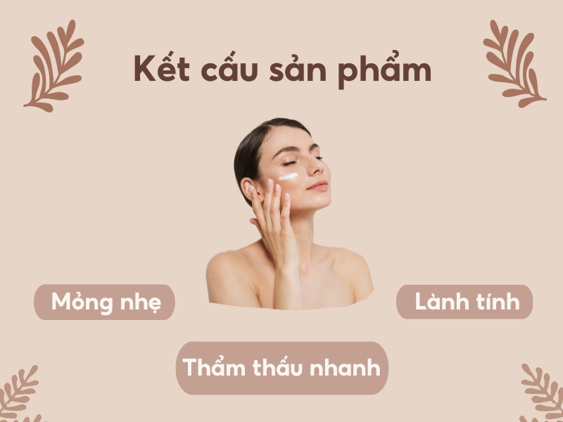 Kết cấu kem dưỡng ẩm cho da dầu mụn (Nguồn: Shopee Blog)