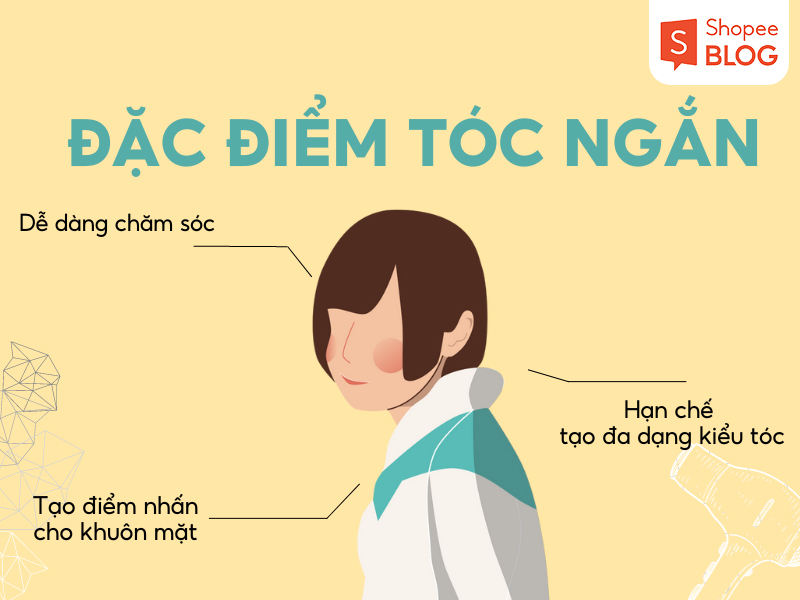 Những Điểm sáng của loại tóc nữ giới cộc trendy (Nguồn: Shopee Blog)