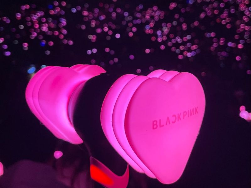 Cùng lightstick tạo nên “biển hồng” lấp lánh (Nguồn: allkpop.com)