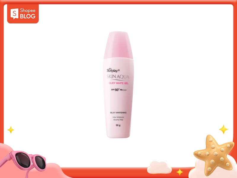 Kem chống nắng Skin Aqua Silky Gel có chất kem sữa dễ dàng thấm hút, tiệp vào da