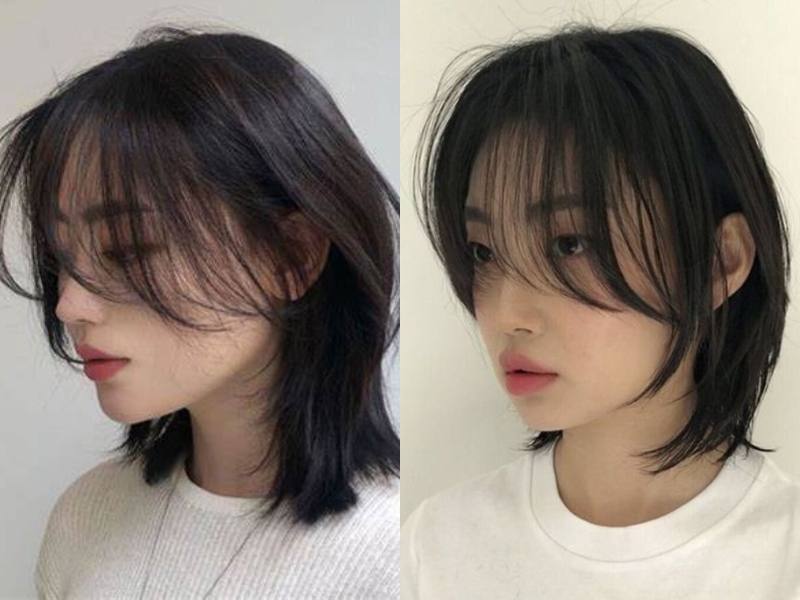 Tóc mullet layer dáng ngắn (Nguồn: chahong.com)