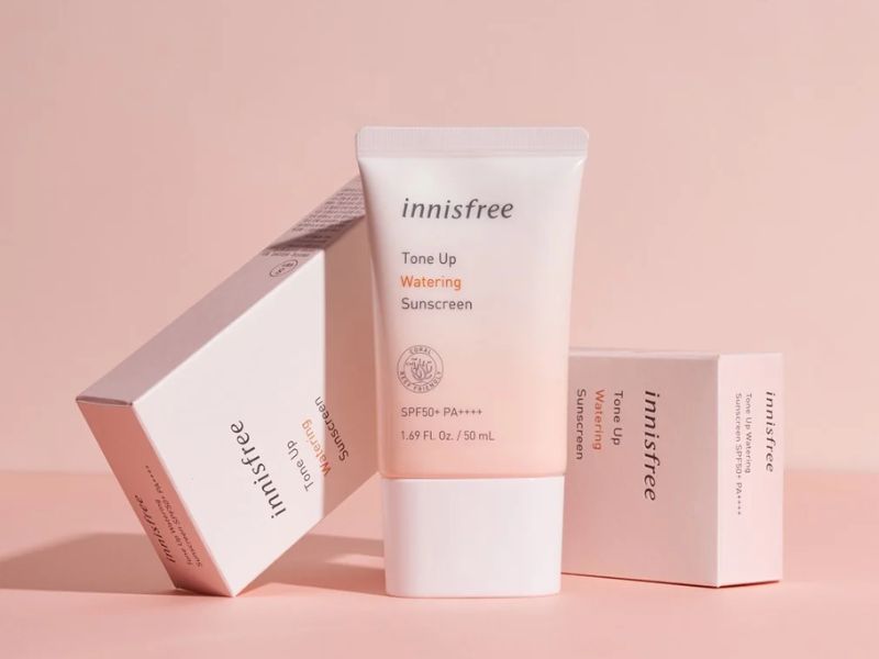 Kem chống nắng nóng nâng tone mang lại domain authority thô Innisfree (Nguồn: Innisfree)