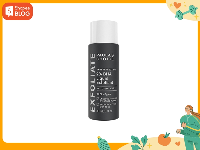 Tẩy tế bào chết da mặt cho da nhạy cảm Paula's Choice 2% BHA Liquid giúp làm sạch da dịu nhẹ, không gây khô da 