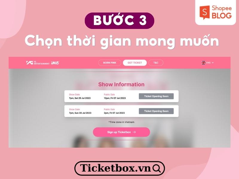 Chọn một trong hai đêm diễn của Blackpink