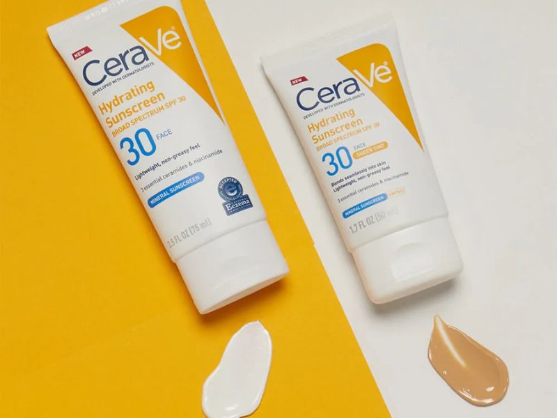 Kem chống nắng vật lý cho da khô Cerave (Nguồn: Makeupstate)