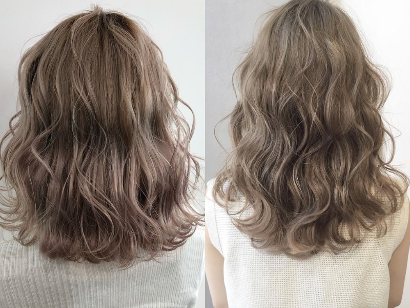 Nâu trà sữa khói sáng (Nguồn: hair.cm)