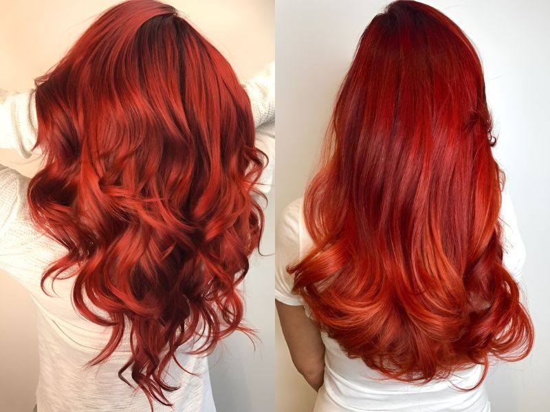 Tóc đỏ rượu ánh cam (Nguồn: latest-hairstyles.com, natural-solutions.net)