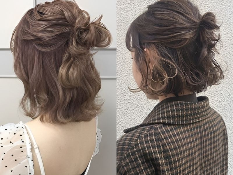 Bạn có thể mix cùng một số phụ kiện tóc để tạo điểm nổi bật (Nguồn: Free Hairstyle Idea, Hairstyle)