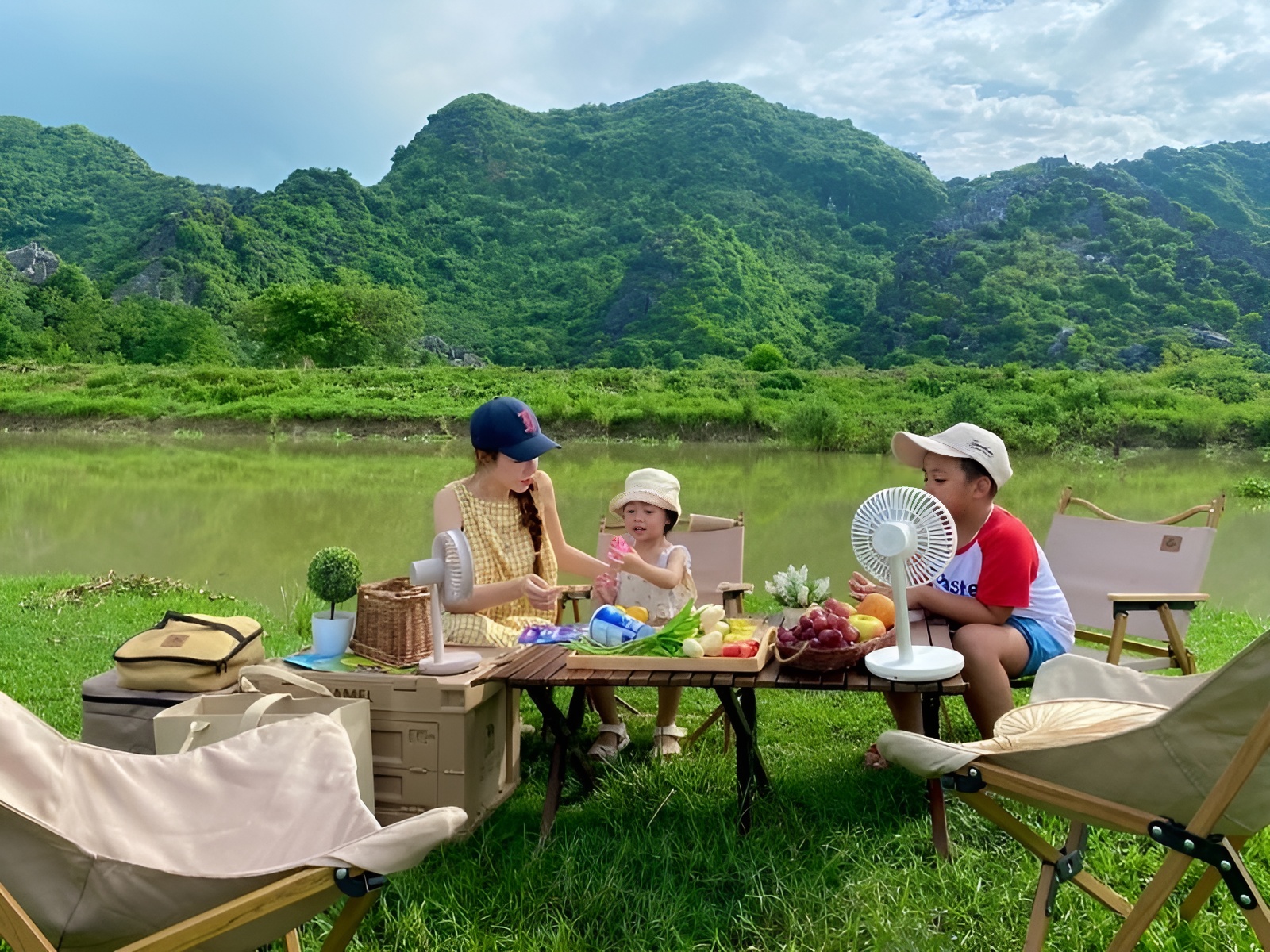 Bạn có thể đi dã ngoại cùng gia đình 